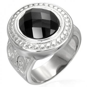 Ocelový prsten Lenis velikost 62
