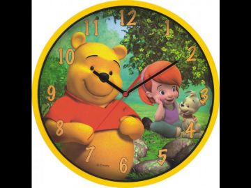 Nástěnné hodiny Walt Disney medvídek Pů (H521058)