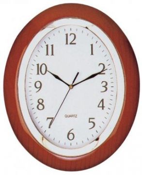 Plastové nástěnné hodiny (H17F)