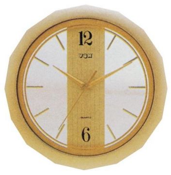 Plastové nástěnné hodiny (H66D)