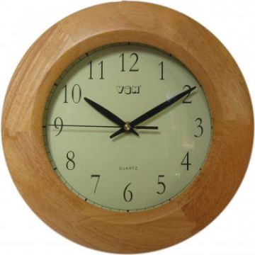 Dřevěné nástěnné hodiny (H902I)