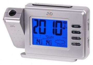 Rádiem řízené projekční hodiny JVD system RB9291.1