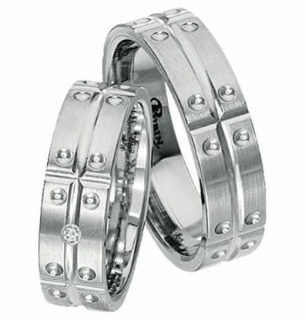Ocelové snubní prsteny TS136
