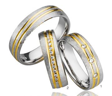 Zlaté snubní prsteny Adora  A25