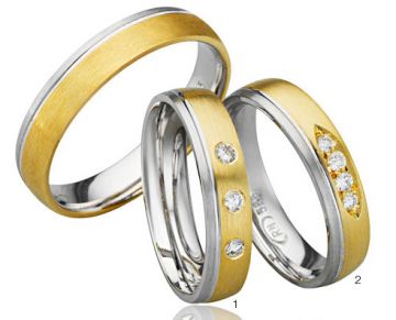 Zlaté snubní prsteny Adora  A31