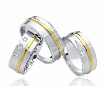 Zlaté snubní prsteny Vendora  R02