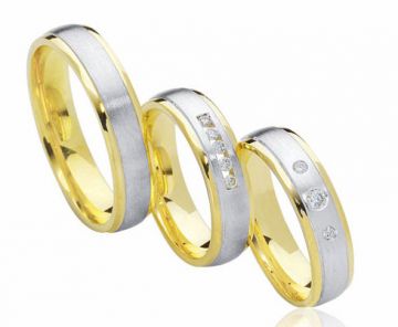 Zlaté snubní prsteny Vendora  R05