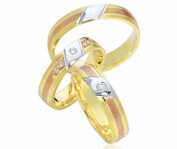 Zlaté snubní prsteny Vendora  R10