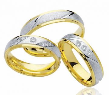 Zlaté snubní prsteny Vendora  R14
