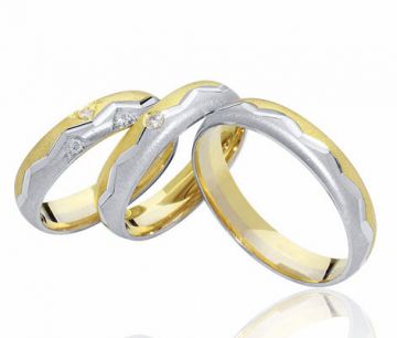 Zlaté snubní prsteny Vendora  R15