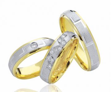 Zlaté snubní prsteny Vendora  R18
