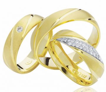 Zlaté snubní prsteny Vendora  R33