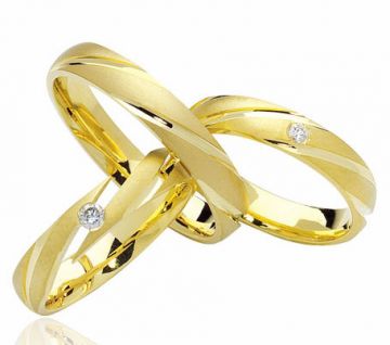 Zlaté snubní prsteny Vendora  R34