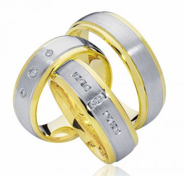 Zlaté snubní prsteny Vendora  R39