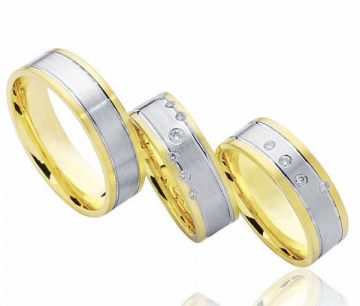 Zlaté snubní prsteny Vendora  R47