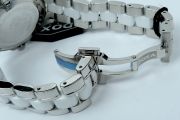 Luxusní set DOXA D151SMW, diamantové hodinky, perlový náhrdelník
