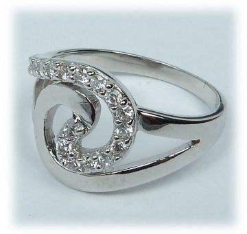 Stříbrný prsten 210 velikost 55