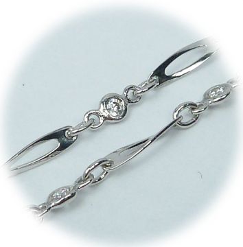 Stříbrný náhrdelník 47653007 délka 45 cm