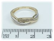Zlatý prsten AU29 velikost 56
