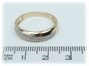 Zlatý prsten AU23 velikost 59