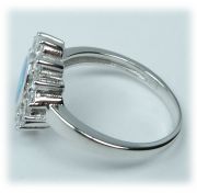 Stříbrný prsten s opálem 366 velikost 54