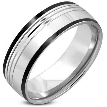 Ocelový prsten ERN090 velikost 62