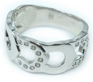 Stříbrný prsten 653 Velikost 56