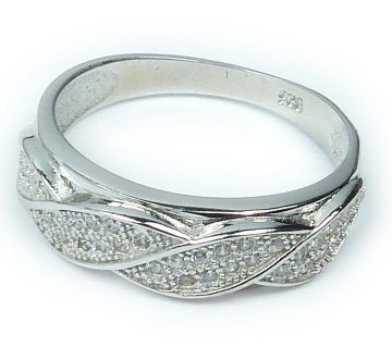Stříbrný prsten 640 velikost 57