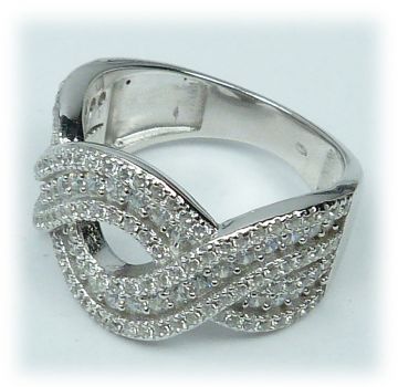 Stříbrný prsten 407 velikost 59