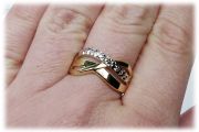 Zlatý prsten AU84 Velikost 56