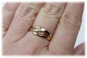 Zlatý prsten AU77 velikost 54