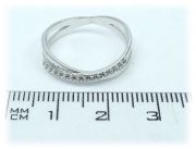 Prsten z bílého zlata 1748/B velikost 56