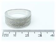 Stříbrný prsten se zirkony 946/2 velikost 60