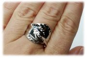 Stříbrný prsten 968/2 velikost 61