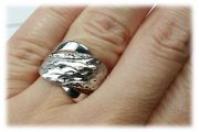 Stříbrný prsten 935/2 velikost 54