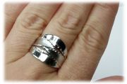 Stříbrný prsten 951/3 velikost 57