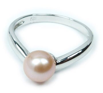 Stříbrný prsten s perlou SVLIR80369 velikost 58