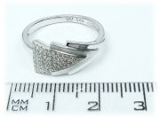 Stříbrný prsten se zirkony SVLR0143SH8BI56velikost 56