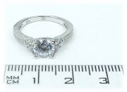 Stříbrný prsten 689/2 velikost 56