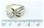 Zlatý prsten AU117 velikost 62
