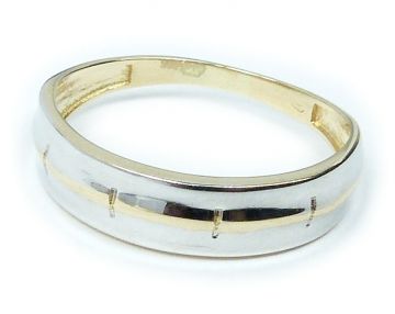 Zlatý prsten AU112 velikost 60
