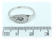 Prsten z bílého zlata 1860 velikost 58