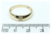 Zlatý prsten se zirkony 226001289 velikost 56