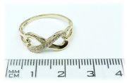 Zlatý prsten se zirkony 226001285 velikost 59