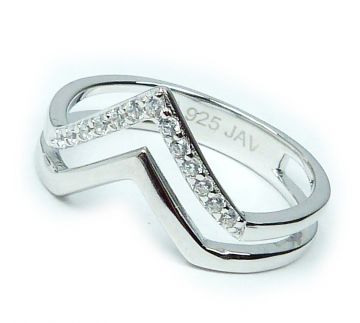 Stříbrný prsten 29-2128 Velikost 52