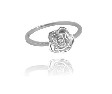 Stříbrný prsten růžička JMAS5003SR55