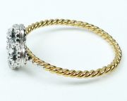 Zlatý prsten  brilianty a onyxem 224000797 velikost 56