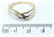 Zlatý prsten AU113 velikost 64