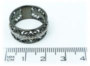 Stříbrný prsten se zirkony SVLR0119SH8BI55 velikost 55
