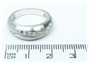 Stříbrný prsten se zirkony 426511865 velikost 54